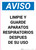 Notice: Clean And Store Respirators After Use Spanish Portrait - Label