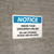 Notice: Order Your Groceries Online Landscape - Wall Sign