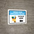 Order Groceries Online Pickup Here Left with Icon Landscape - Wall Sign