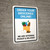Order Groceries Online We Are Offering Pickup and Delivery with Icon Portrait - Wall Sign