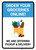 Order Groceries Online We Are Offering Pickup and Delivery with Icon Portrait - Wall Sign