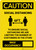 Caution: Social Distancing Max Occupancy with Icon Portrait - Wall Sign