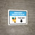Grocery Order Pickup Down Arrow with Icon Landscape - Wall Sign