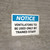 Notice: Ventilators Only To Be Used By Trained Staff Landscape - Wall Sign