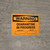 Warning: Quarantine In Progress Start Date End Date Landscape - Wall Sign
