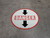 Danger: Down Arrows Circular - Floor Sign