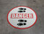Danger: Shoe Prints Left Circular - Floor Sign