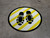 Shoe Print Down Yellow and White Circular - Floor Sign