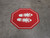 Shoe Print Right Stop Circular - Floor Sign
