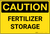 Caution: Fertilizer Storage - Wall Sign