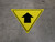 Up Arrow Yield - Floor Sign