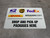 Drop And Pick-Up Packages Here with Logos v2 Landscape - Floor Sign