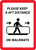Please Keep a 6ft Distance on walkways Portrait - Wall Sign