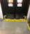 Caution: Forklift Traffic - Door Swing Floor Sign