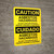 Caution: Asbestos Hazardous Bilingual (Spanish) - Wall Sign