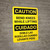Caution: Bend Knees Lifting Bilingual (Spanish) - Wall Sign