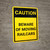 Caution: Beware Of Moving Railcars - Wall Sign