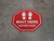 Wait Here Espere Aqui Shoe Prints Bilingual Spanish Stop - Floor Sign