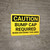 Caution: Bump Cap Required - Wall Sign