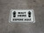 Wait Here Espere Aqui Shoe Prints Bilingual Spanish Rectangle - Floor Sign