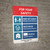 For Your Safety Social Distancing Multi-sign - Wall Sign