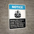 Members With COVID-19 Symptoms Must Refrain From Using This Facility - Wall Sign
