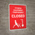 Fitness Equipment Temporarily Closed - Wall Sign
