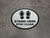 Stand Here Stay Clear Shoe Prints Circular - Floor Sign