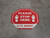 Please Stop Here 6 Ft Apart Shoe Prints Stop - Floor Sign