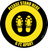 Please Stand Here 6 Ft. Apart Shoe Prints Yellow/Black Circular - Floor Sign