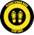 Please Stand Here Stay Safe Shoe Prints Yellow/Black Circular - Floor Sign