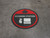 Cleaning Station Arrow With Icon Red - Circular - Floor Sign