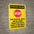 Attention Visitors - Non-Essential Visits Portrait - Wall Sign