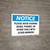 Notice: Please Avoid Sharing Landscape - Wall Sign