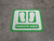 Stand Here Spanish with Feet Icon (Green) Square - Floor Sign