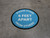 Please Stand 6 Feet Apart From Others Blue - Circular - Floor Sign