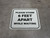 Please Stand 6 Feet Apart While Waiting Square