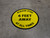 Please Stay 6 Feet Away At All Times Yellow - Circular - Floor Sign