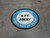 Please Stay 6 Ft Away When Lined Up To Pay Blue - Circular - Floor Sign