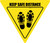 Keep Safe Distance Shoe Prints Yield - Floor Sign