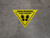 Social Distancing Please Stand Here Shoe Prints Yield - Floor Sign