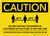 Caution: We are Limiting the Number of Customers in Store with Icon Landscape - Wall Sign