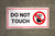 Do Not Touch with Icon - Banner
