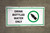 Drink Bottled Water Only with Icon - Banner