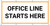 Office Line Starts Here - Banner