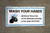Wash Your Hands with Icon - Banner