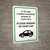 Parent/Guardian Please Remain in Your Car with Icon Portrait - Wall Sign