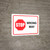 Stop Wrong Way Landscape - Wall Sign