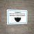 Students May Not Enter Dormitory Without A Face Covering with Icon Landscape - Wall Sign