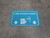 Line Starts Here Bathroom Icon Rectangle - Floor Sign